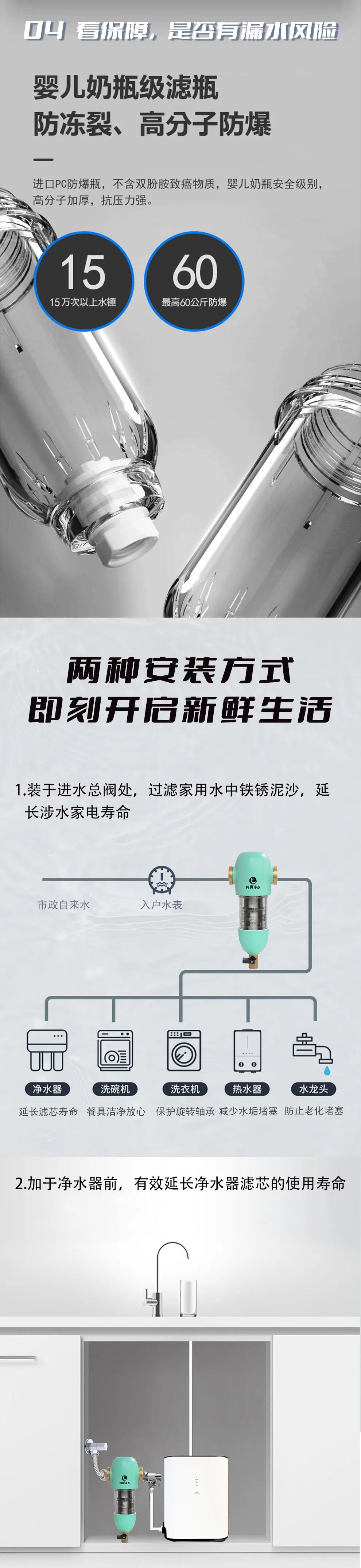 纯润净水新品上市｜我是SE 集颜值与实力于一身的前置过滤器