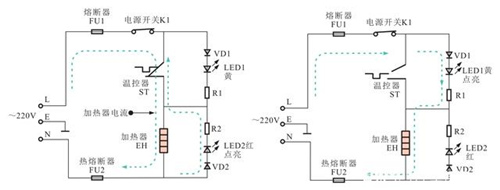 饮水机电路的识图与检测方法