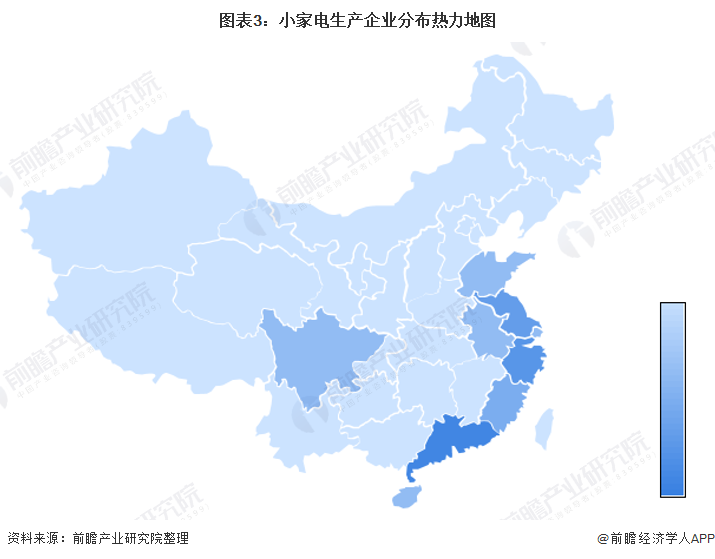 小电产业产业链全景梳理及区域热力地图