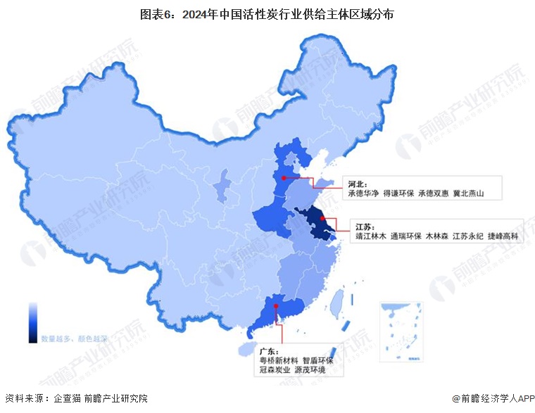 洞察2024：中国活性炭行业竞争格局及市场份额(附区域竞争格局、市场集中度)