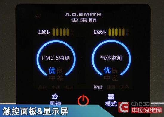 力克雾霾 A.O.史密斯净化器KJ-750A评测