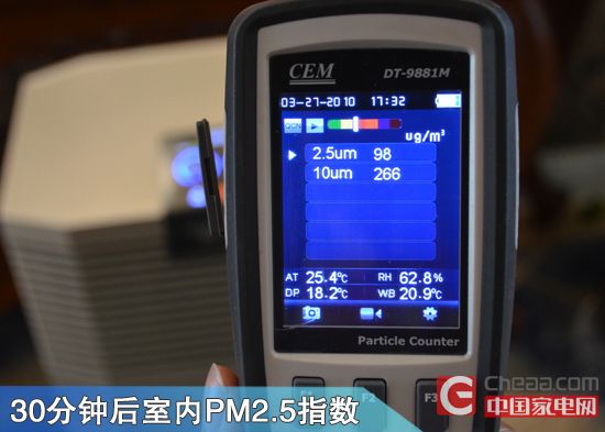 力克雾霾 A.O.史密斯净化器KJ-750A评测