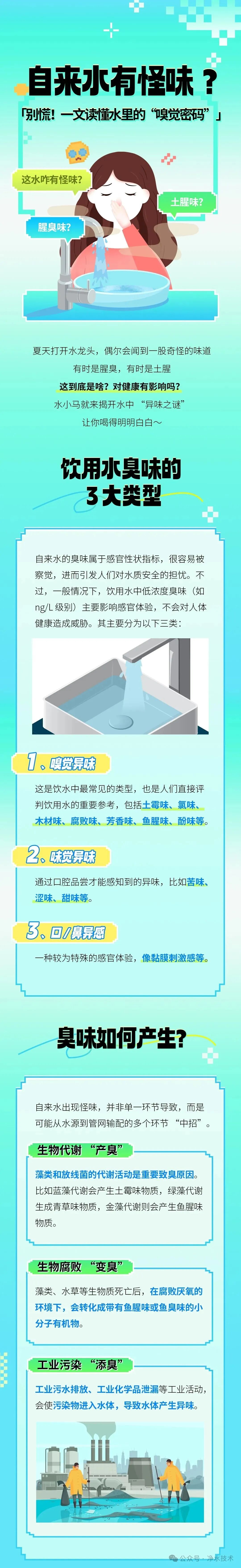 自来水有怪味？别慌！一文读懂水里的 “嗅觉密码”